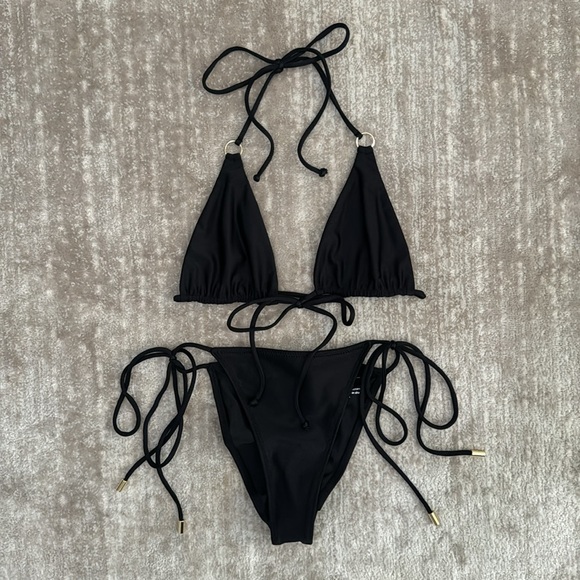 CANALUZ SWIM Bikini in Black - Picture 2 of 7